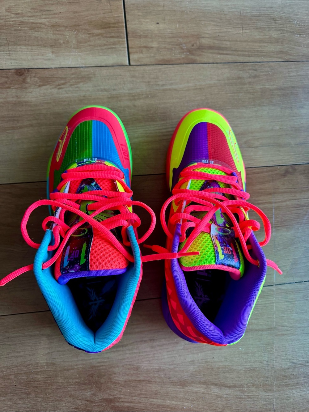 🔥 Puma MB.04 LaMelo Ball “Multi” Basketball Sneakers 🟡🟠🟣🟢 - Picture 9 of 10